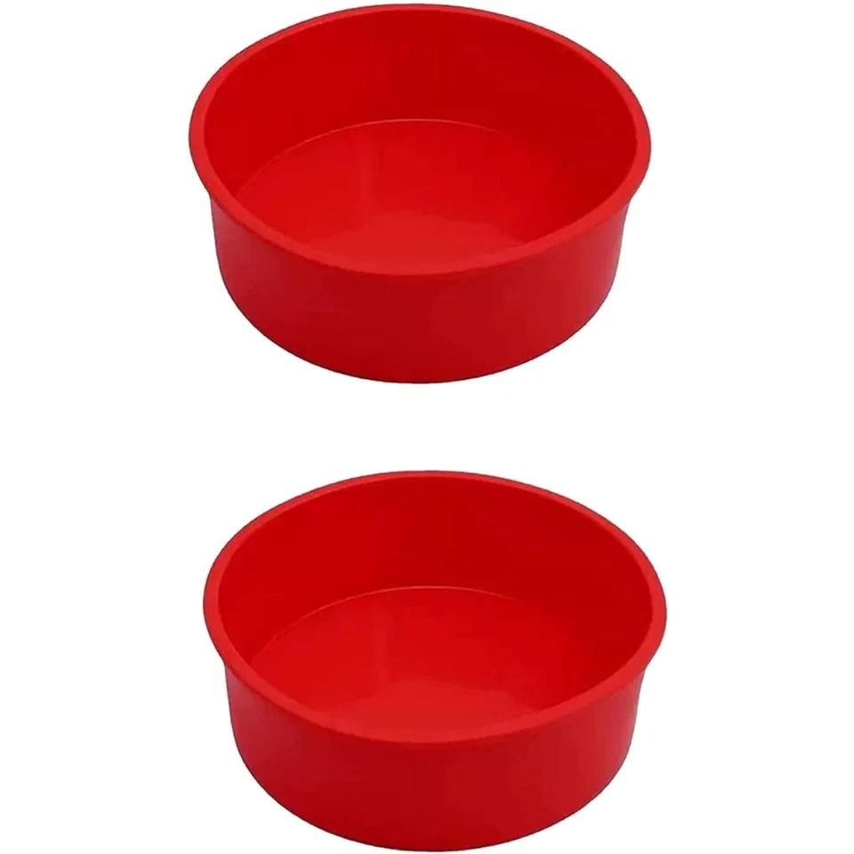 Hochwertige 15cm Silikon Kuchenformen - 2er Set für Unglaubliche Backerfolge - Bild 1 von 1