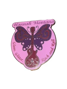 Disney Pin - Disney Channel Hannah Montana Glam Glitter Rock and Roll 2008 - Picture 1 of 2