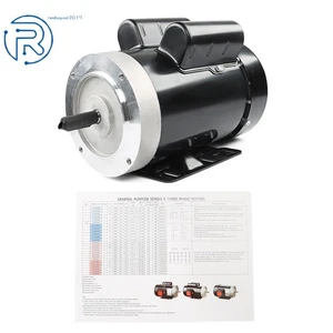 Electric Motor 1 Phase 2HP 3450 RPM 56C Frame 115V/230V 60HZ 5/8" Shaft - Picture 1 of 8