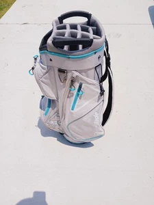 TaylorMade Select ST Kalea Cart Bag Gray 15-Way Divide Single Strap Golf Bag - Picture 1 of 10