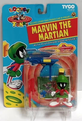 MARVIN THE MARTIAN LOONEY TUNES ACTION FIGURE TYCO 1993 UNOPENED COMPLETE - Image 1 of 4