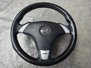 Momo nissan STEERING WHEEL GENUINE PART z33 350z z34 370z skyline v35 v36 CUBE - Picture 1 of 21