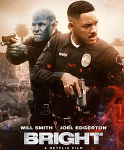 BRIGHT Movie Prop Replica Badge, Daryl Ward Badge #27459  - Bild 1 von 3