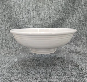 Fiesta/Fiestaware weißer Standfuß 64 Unzen Servierschüssel LN/EX-Zustand Kostenloser Versand - Bild 1 von 8