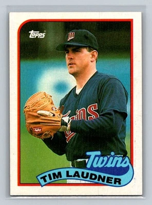 1989 Topps #239 Tim Laudner Minnesota Twins Baseball Card - Image 1 of 2