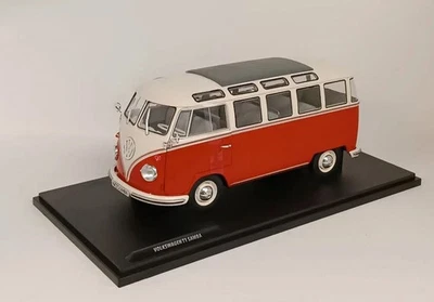 SOLIDO 1:18  FURGONE  VAN  VOLKSWAGEN T1 SAMBA  1962 ROSSO E BIANCO  S1813402 - Immagine 1 di 3