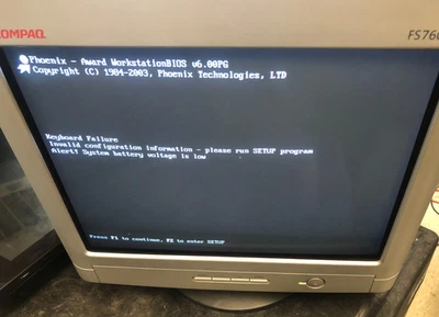 2005 Compaq Color VGA Monitor FS7600 HSTND-1P01-M, Retro Gaming, Working - Image 1 of 4