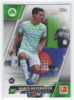 #85 2021 Topps Bundesliga Base : Marco Meyerhöfer Rookie SpVgg Greuther Furth - Image 1 of 2