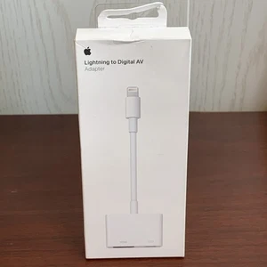 Genuine Apple Lightning to Digital AV Adapter (HDMI) (MW2P3AM/A) - White NEW - Picture 1 of 6