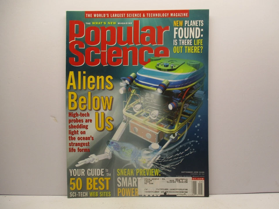 Sep 1998  Popular Science Magazine Vintage Home Office Ozone Technology Computer - Image 1 of 1