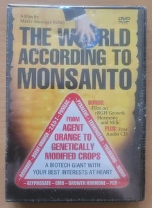 The World According To Monsanto DVD +Growth Hormone & Milk Bonus Film + Audio CD - Picture 1 of 4