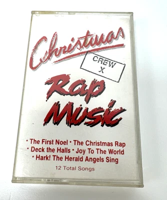 Christmas Rap [Crew X] Cassette 1990 (Tested) - Image 1 of 4