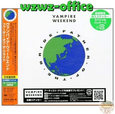 JAPAN CD VAMPIRE WEEKEND FATHER OF THE BRIDE w/3 BONUS TRACKS AND STICKER - Image 1 of 3