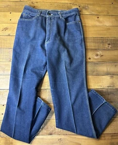 Vintage Braxton Stretch Jeans, Embroidered Back Pockets, Size 15, Blue Denim - Picture 1 of 11