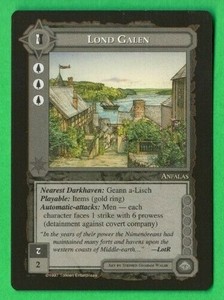 Middle-Earth CCG MECCG Lond Galen The Lidless Eye LE LOTR Uncommon Card NM