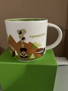 Starbucks 2014 You Are Here Collection TENNESSEE Mug 14 oz NWOB Pristine - Picture 1 of 6