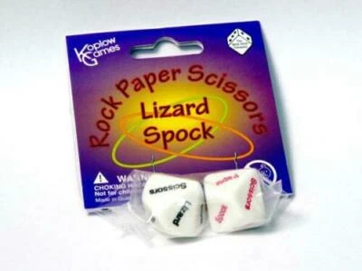 The Big Bang Theory Rock Paper Scissors Lizard Spock Dice Game..Sealed - Image 1 of 2