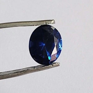 5.0 Ct Certified Natural Oval Cut Blue Zircon Diamonds VVS Loose Gems AC-877 - Picture 1 of 5