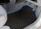 Car Mats for Ford Ranger 2007 to 2011 Tailored Black Rubber Blue Trim