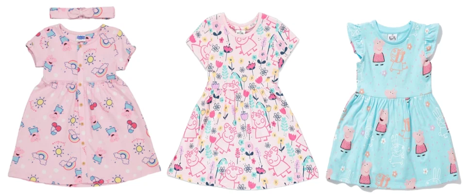 PEPPA PIG GIRLS DRESS VARIOUS DESIGN - New - Image 1 of 1