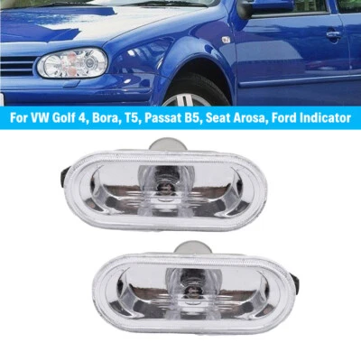 Klarglas Blinker Seitenblinker Für VW Golf 4 Bora T5 Lupo Passat Seat Arosa Ford - Bild 1 von 4
