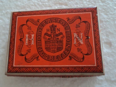 Leere 10 er Pappschachtel Haus Neuerburg OVERSTOLZ 30 ger Jahre - Bild 1 von 4