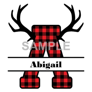 Initial personalized Acrylic Round Christmas Ornament (choice of 1 any letter) - Picture 1 of 23