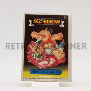 Vintage Garbage Pail Kids - SGORBIONS 1 1a Serie - 11 Ninetto Rigetto - Picture 1 of 1