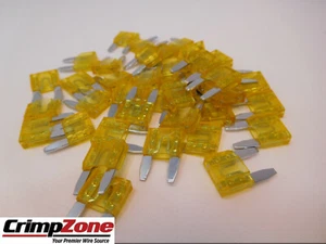 FUSIBLE AUTOMOTRIZ MINI CAJERO AUTOMÁTICO 20 AMPERIOS - FUSIBLE COCHE - AMARILLO - 5 PIEZAS  - Imagen 1 de 5