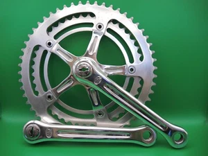 SR ROYAL 5 CHAINSET JAPAN 1980 - POLISHED 170mm CRANKS + CHOICE OF CHAINRINGS - Picture 1 of 18