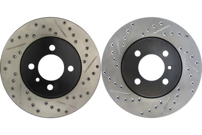 Par de rotores de freno de disco Stoptech delanteros para BMW 325iX 1988-1991 (42716) Foto 1 de 4