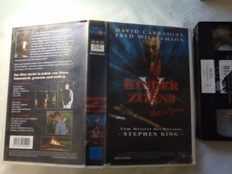 Kinder Des Zorns Feld des Terrors Stephen King    FSK ab 16 Jahre VHS gebr - Bild 1 von 1