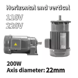 Electric 22mm Gear Motor Variable High-Quality Single Phase Speed Reduction 200W - Bild 1 von 8
