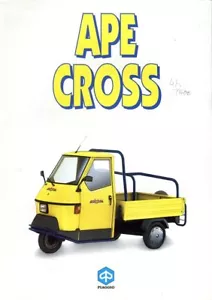 Brochure vendita Piaggio APE Cross mercato italiano - Foto 1 di 1