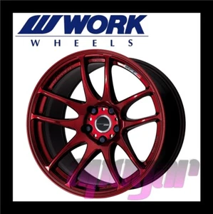 WORK EMOTION CR Kiwami Kurenai SPEC WHEEL (1pcs) 17 inch 7.0J 47 5H 100 (BRM) - Picture 1 of 2