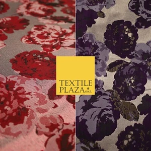 Tela de Vestido Jacquard Brocado Coja Metálica Marrón Caída 7445 - Imagen 1 de 9