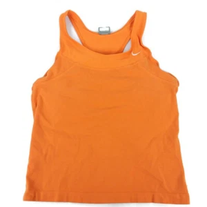 Nike Women's Scoop Neck Orange Racerback Workout Tank Top Large (12-14 Juniors) - Picture 1 of 7