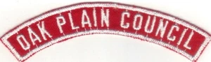 BOY SCOUT OAK PLAIN COUNCIL RED & WHITE HALF STRIP 1/2RW - Picture 1 of 1