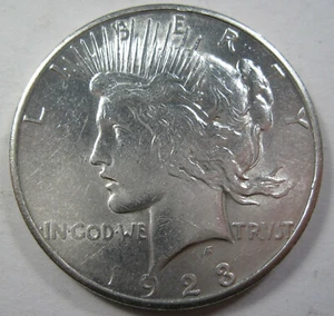 1923-S silver Peace Dollar (#54c) - Picture 1 of 2