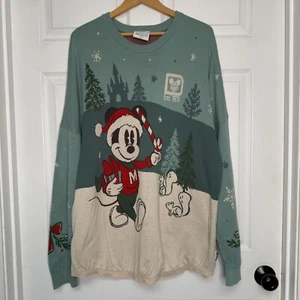 Disney 2022 Mickey Disneyland Spirit Jersey Hombre XXL Suéter Vacaciones de Navidad - Imagen 1 de 15