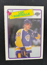 1988-89 OPC O-Pee-Chee Luc Robitaille (2nd Year) #124 Pack Fresh Mint