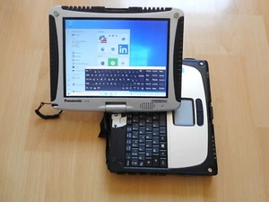 Panasonic TOUGHBOOK CF-19 Tactile Tablet i5 @2.60 GHz SSD 500 RAM 16Go Azerty - Foto 1 di 24