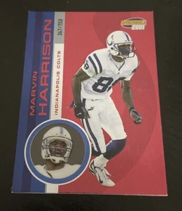 2001 Pacific Invincible Red /750 Marvin Harrison #96 Colts HOF - Picture 1 of 2