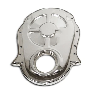 Cubierta de cadena de distribución de acero cromado para Chevy Big Block BBC 396 454 - Imagen 1 de 1