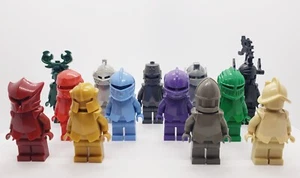 Lego Monochrome 13 COLOR Armored Knights Collection Monofig Minifigs NEW RAREST! - Bild 1 von 5