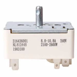 8" Range Stove Element Burner Control Switch For Frigidaire 316436001 AP3885460 - Picture 1 of 16
