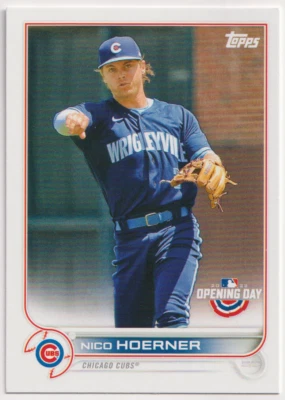 2022 Topps Opening Day #147 Nico Hoerner Chicago Cubs - Image 1 of 2