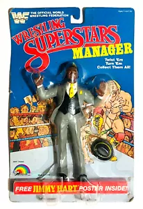 VINTAGE LJN TOYS WRESTLING SUPERSTARS MANAGER SLICK ERROR SEALED CARD RARE - Picture 1 of 17