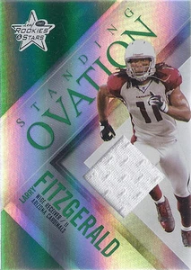 2007 Leaf Rookies & Stars FB Larry Fitzgerald Cardinals Jersey Card #40/250 - Bild 1 von 2