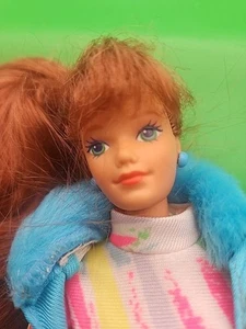Barbie Head Articulate Midge 1985 pelo rojo articulado ojos verdes - Imagen 1 de 9